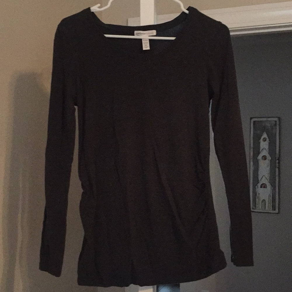 Stretchy Grey Maternity Top